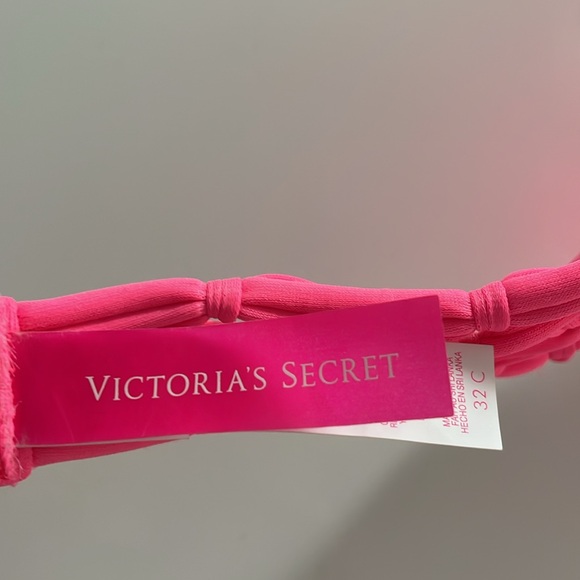 32C VS Strapless Pink Bikini Top - Picture 5 of 8